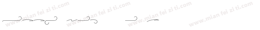Booksman Swash字体转换